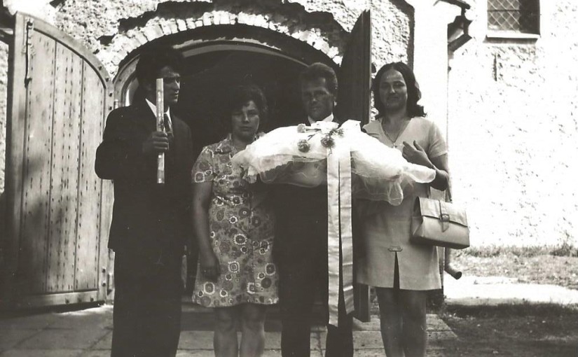 Chrzest Grzegorza Karapudy, 1973 rok.