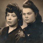 Zofia Truskawa z koleżanką (Moja mama Zofia Truskawa z domu Radyk…)