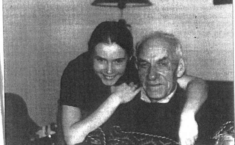 Antoni Horanin z wnuczką