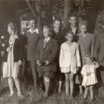 Spacer po Łebie - rok 1949