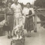 Walerian Głuszko z żoną Gertrudą (z prawej)