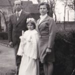 Danuta i Bronisław Jasterowie z córką Katarzyną